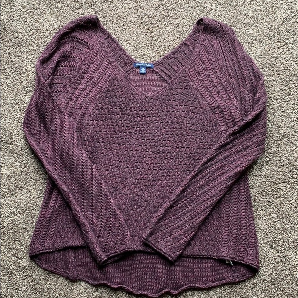 Purple AE sweater